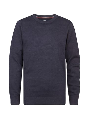 Petrol Industries Strick Basic Pullover Absaroka in Blau