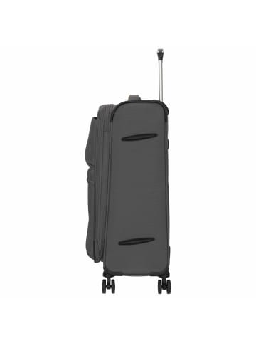 D&N Travel Line 6704 - 4-Rollen-Trolley M 65 cm erw. in grau