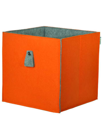 Phoenix Group AG  Aufbewahrungsbox "Atlanta" in Orange - (B)34 x (H)34 x (T)34cm