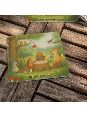 Mr. & Mrs. Panda bieruntersetzer Waldtiere Picknick Design ohne ... in Weiß