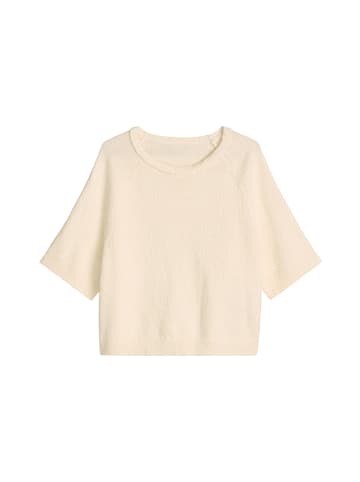 Marc O'Polo DENIM Kurzarm-Pullover regular in Creamy White