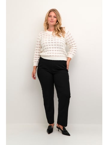 KAFFE curve Strickpullover KChelena in Chalk