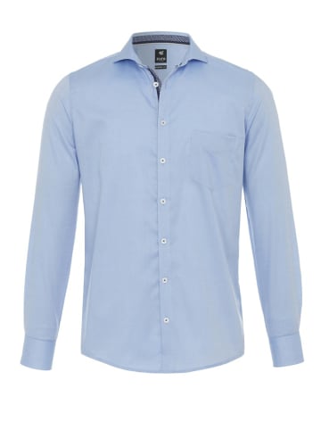 HATICO Langarm Business Hemd für Herren in hell-blau