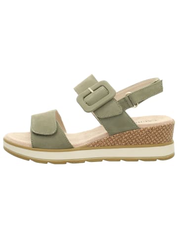 Caprice Keilsandalette in oliv