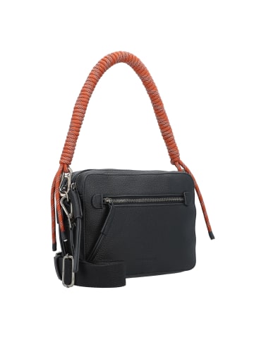 FREDs BRUDER Nea Schultertasche Leder 23 cm black