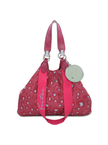 Fritzi aus Preußen Izzy Medium Canvas Shopper Tasche 42 cm in leo pink