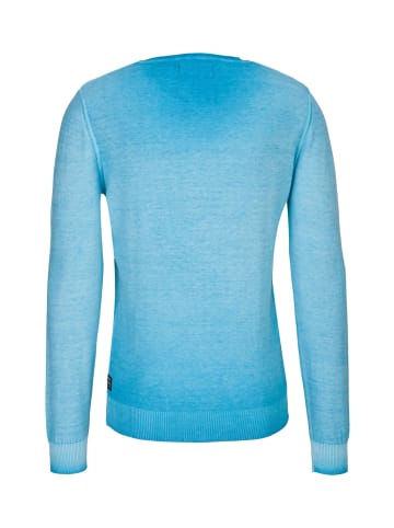 Replay Rundhalspullover Inside Fade Cotton - 14 Gg in blau