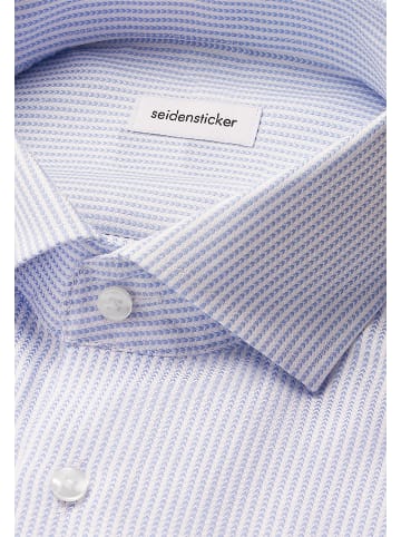 Seidensticker Business Hemd Shaped in Mittelblau