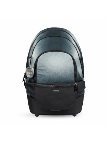 Belmil Rucksack 2-IN-1 Schultasche & Gürteltasche 2-teilig Ranzen Black Grey 6 Jahre