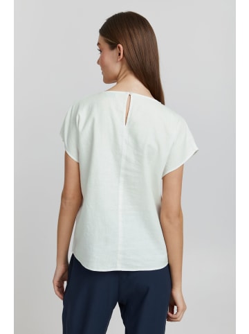 Oxmo Rundhalsshirt OXArnora in Weiß