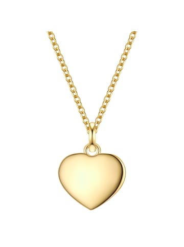 Rafaela Donata Halskette Herz aus Sterling Silber in gelbgold