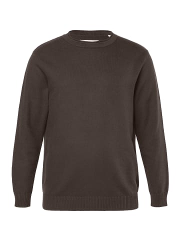 JP1880 Pullover in dunkelbraun