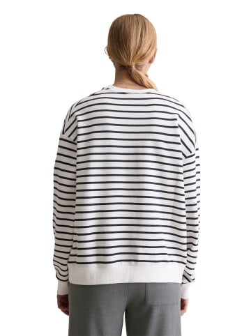 Marc O'Polo DENIM Streifen-Sweatshirt oversize in Dark Blue