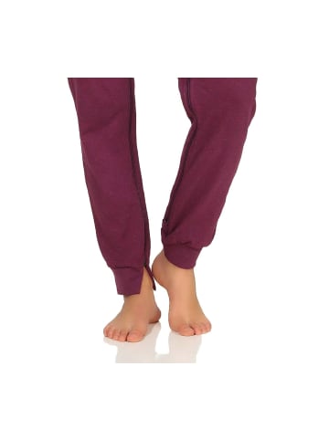 NORMANN Pflegeoverall langarm Reißverschluss - 47528 in beere