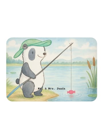 Mr. & Mrs. Panda Pinnwand Magnet Panda Angeln Design ohne Spruch in Weiß