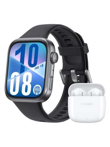 Huawei Smartwatch Watch Fit 4 Bundle in schwarz