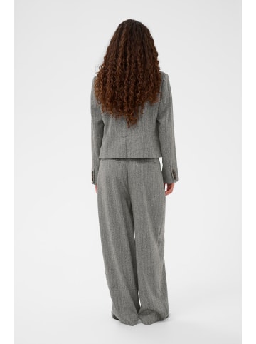 Soaked in Luxury Blazer SLNanine Gerade Passform in Grey Herringbone