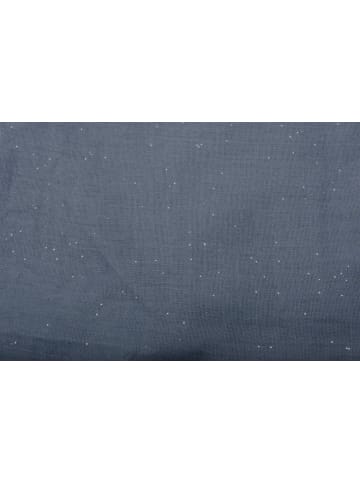 styleBREAKER Loop Schal mit Glitzer in Grau-Blau