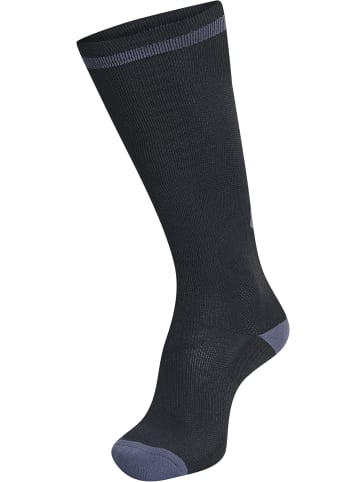 Hummel Long Socken Elite Indoor Erwachsene in BLACK/ASPHALT