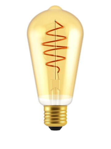 Nordlux 3 er Set LED Filament Leuchtmittel Deco Spiral -E27 in gold