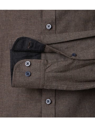 CASAMODA Freizeithemd in Braun