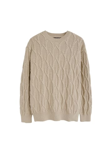 Polo Club Pullover MAN GALLI LONG SLEEVE REGULAR FIT in Beige