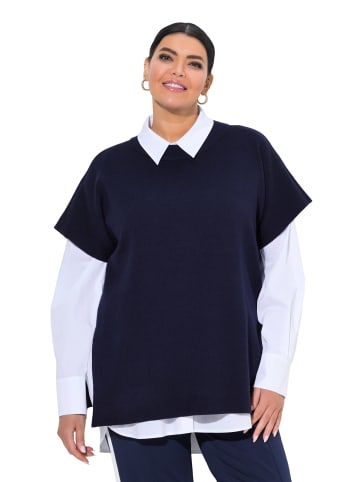 Ulla Popken Pullunder in marine