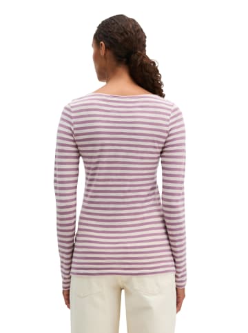 Marc O'Polo Gestreiftes Longsleeve regular in Light Pink
