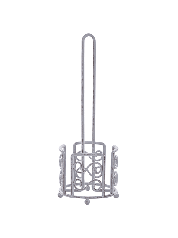 Beliani Toilettenpapierhalter MANDI in Grau - (W) 16 x (H) 41 x (L) 16 cm