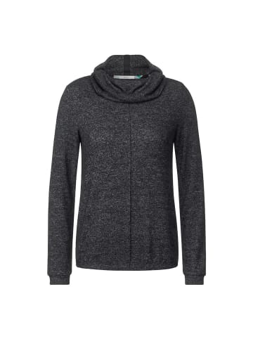 Cecil Langarmshirt in black melange