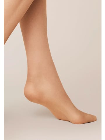 Kunert Halterlose Feinstrümpfe Beauty 7 rutschfest in Cashmere
