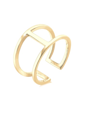 Elli Ring 925 Sterling Silber Geo in Gold