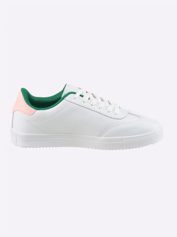 Heine Sneaker in weiß-rosé