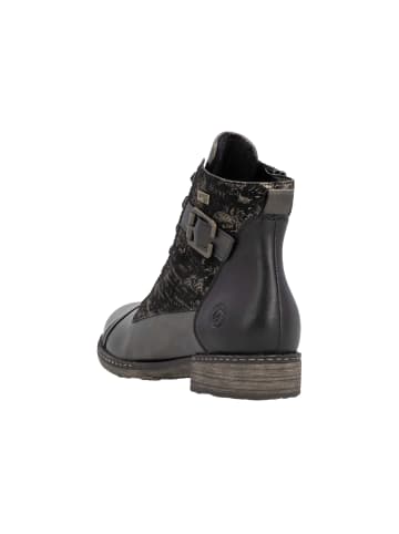 remonte Odeon Schnür- und Zip-Stiefeletten Schwarz