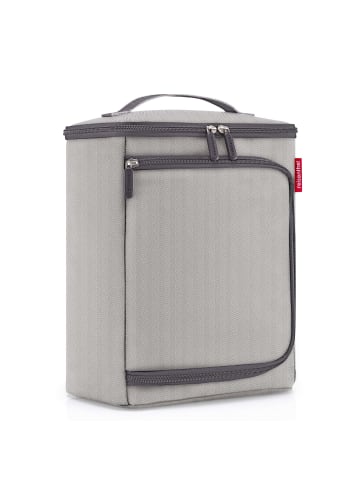 Reisenthel thermo coolerbox - Kühltasche 30 cm (twist powder blue) in herringbone grey