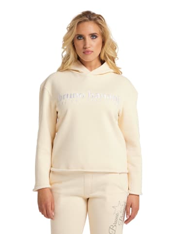 Bruno Banani Hoodie ohne Reißverschluss ROSS in Ecru