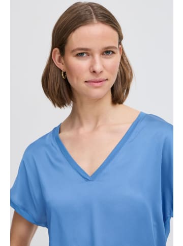 b. young Kurzarm-Bluse BYSELITA Regular fit in Blue Horizon