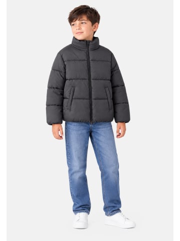 name it Jacke Langarm Stehkragen Reißverschluss Unifarben in Schwarz-2
