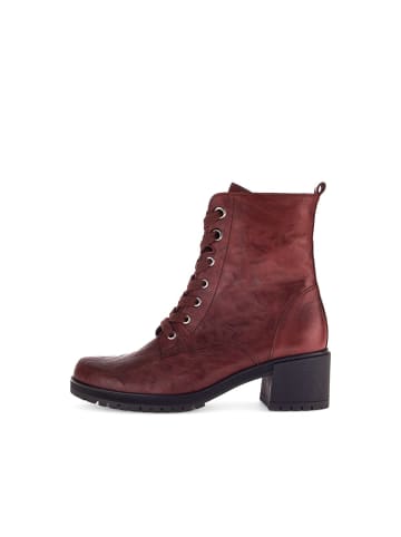 Gabor Schnürstiefeletten in rot