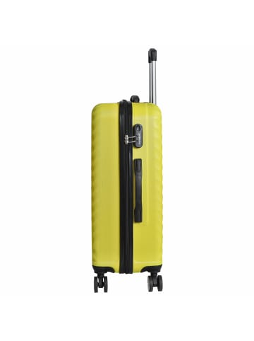 Paradise by CHECK.IN Kingston - 4-Rollen-Trolley 67 cm (lila) in gelb