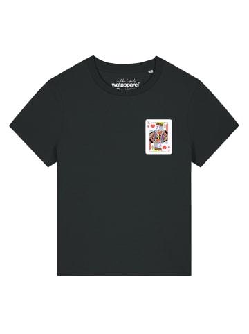 wat? Apparel T-Shirt König der Herzen in Schwarz