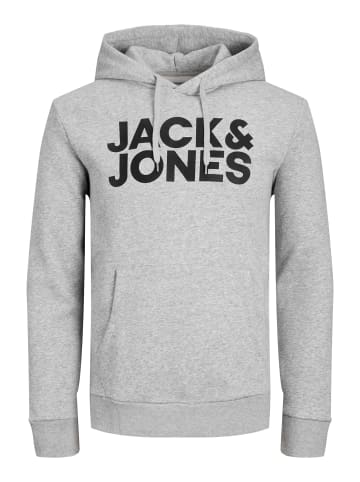 Jack & Jones Sweatshirt 'Corp Logo' in Light Grey Mel. LP