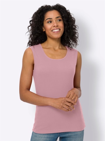 Sieh an! Shirttop in hortensie