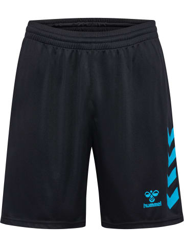 Hummel Hummel Kurze Hose Hmlgraphic Multisport Herren in BLACK/NEON BLUE