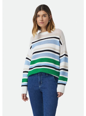 comma Strickpullover langarm in Weiß