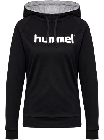 Hummel Hummel Cotton Kapuzenpullover Hmlgo Multisport Damen Atmungsaktiv in BLACK