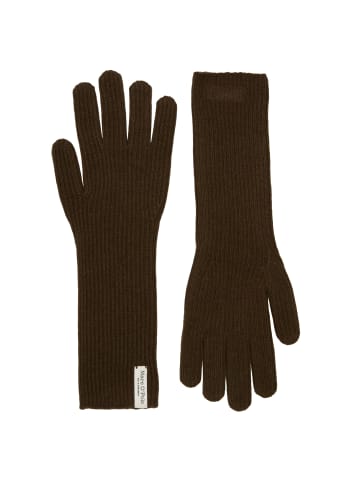 Marc O'Polo Lange Strickhandschuhe in Burnt Coffee