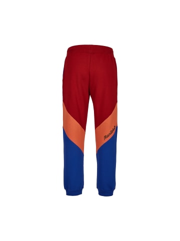 MANITOBER Cut & Sew Jogginghose in Red/Rust/Blue