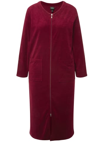 Ulla Popken Bademantel in weinrot
