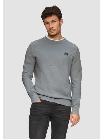 s.Oliver Strickpullover langarm in Grau